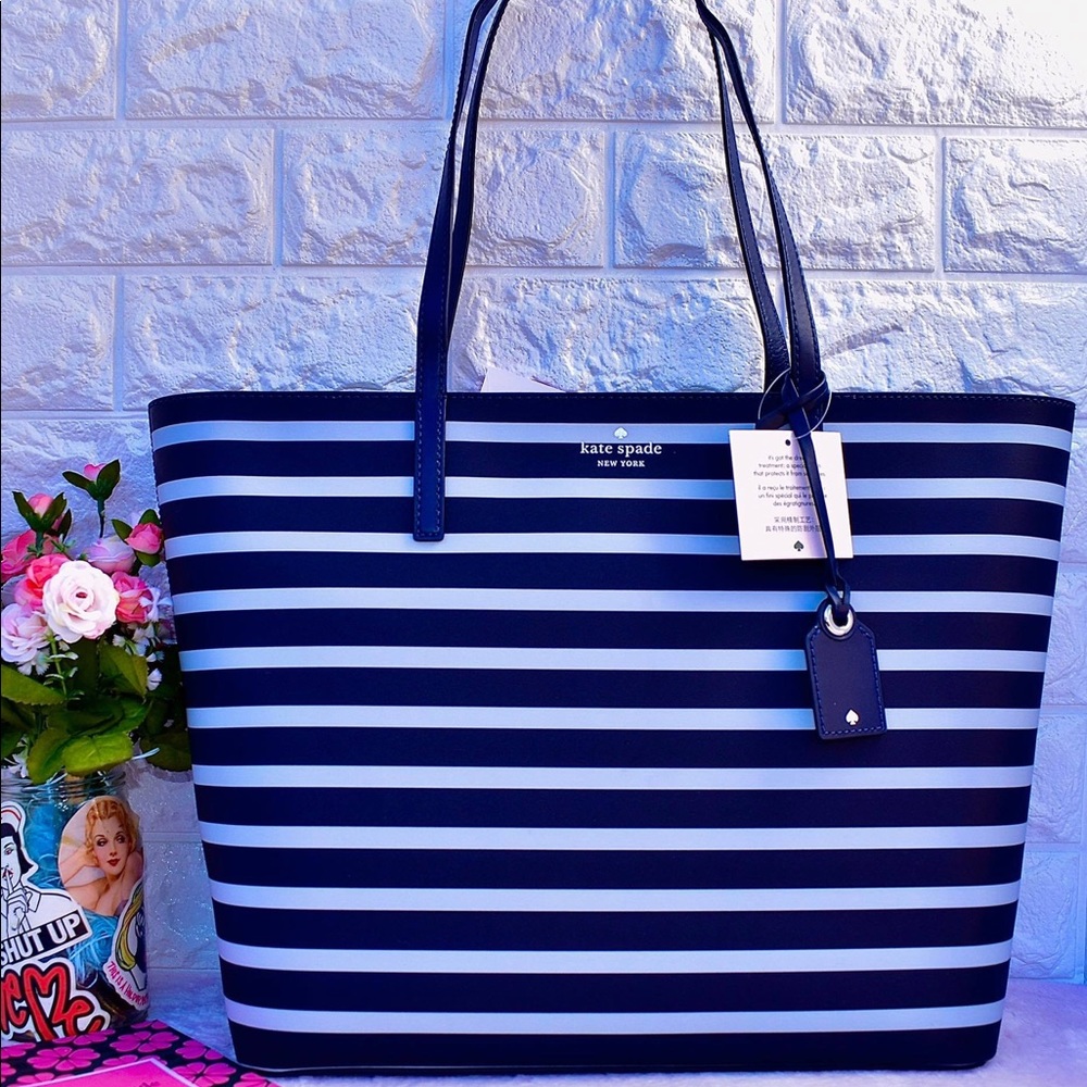 Kate spade Janie medium striped tote